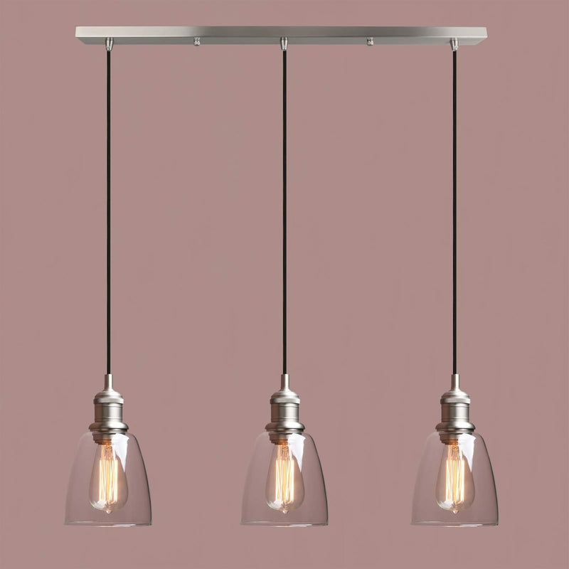 Lighting Industrial Vintage Loft Bar 3 Way Pendant