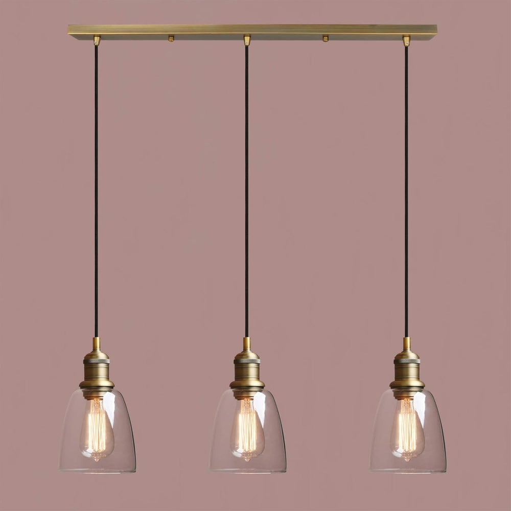 Lighting Industrial Vintage Loft Bar 3 Way Pendant