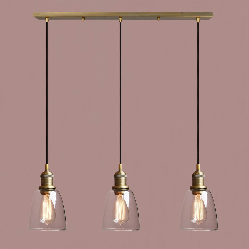 Lighting Industrial Vintage Loft Bar 3 Way Pendant