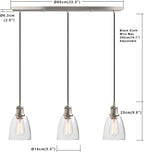 Lighting Industrial Vintage Loft Bar 3 Way Pendant