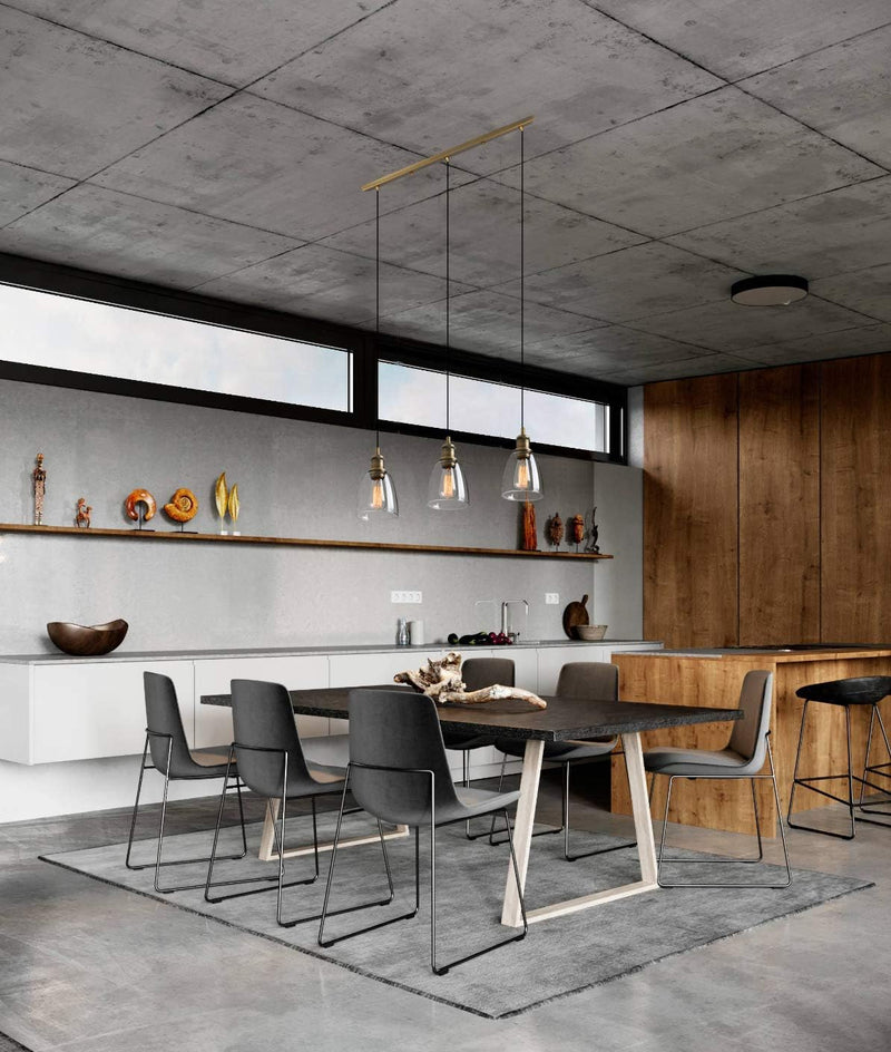 Lighting Industrial Vintage Loft Bar 3 Way Pendant