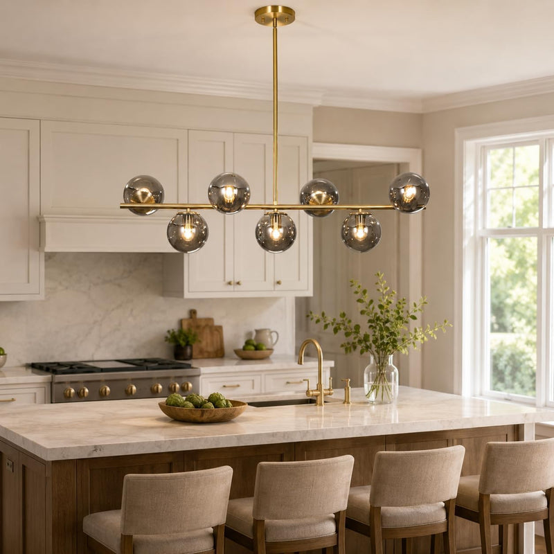 Lighting Sputnik Ball Chandelier Kitchen Island Light Pendant