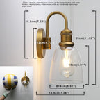 Lighting Modern Vintage Industrial Bell Sconce Wall Light