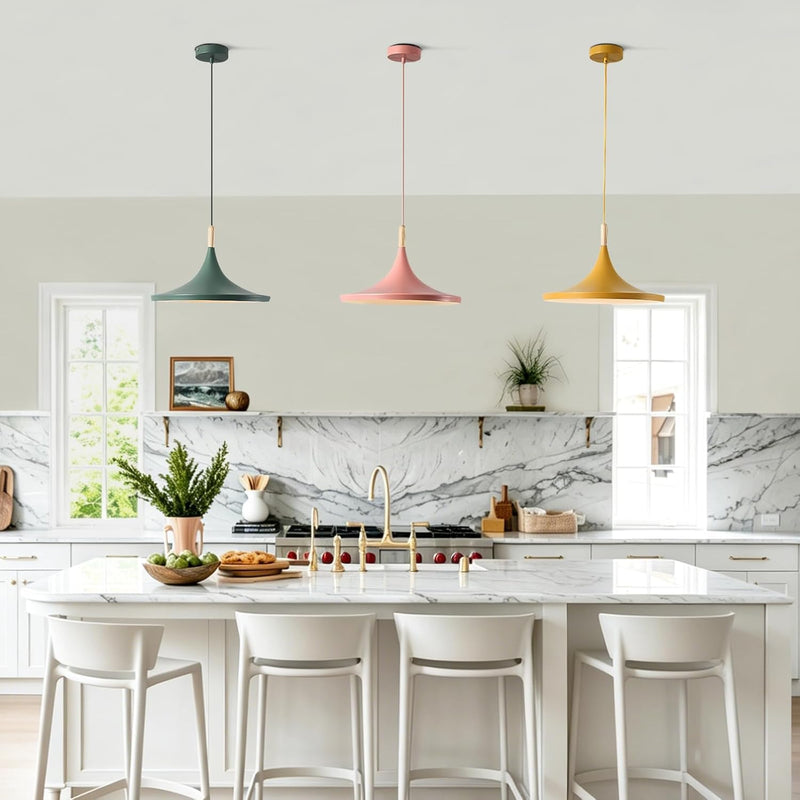 Lighting Nordic Modern Macaron Pendant Light 3-Pack Farmhouse