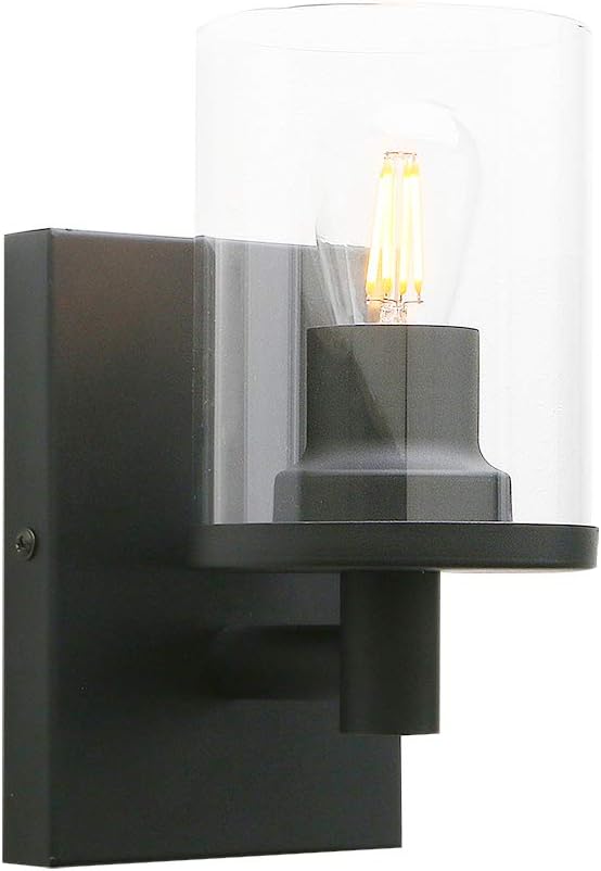 Lighting Pack of 2 Modern Glass Wall Lights