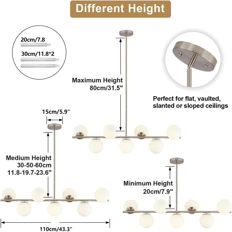 Lighting Sputnik Ball Chandelier Kitchen Island Light Pendant