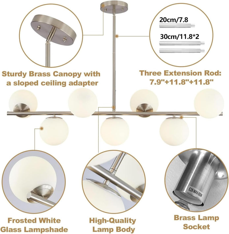 Lighting Sputnik Ball Chandelier Kitchen Island Light Pendant