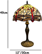 Lighting Tiffany Style Table Lamp Dragonfly Design 49