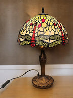 Lighting Tiffany Style Table Lamp Dragonfly Design 49