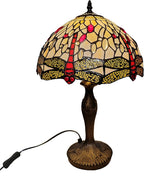 Lighting Tiffany Style Table Lamp Dragonfly Design 49