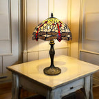 Lighting Tiffany Style Table Lamp Dragonfly Design 49