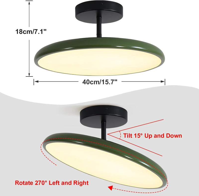Lighting Vintage LED Ceiling Light with Colour Temperature