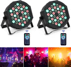 Lights 36led 72W Disco RGB with Remote Control