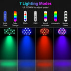 Lights 36led 72W Disco RGB with Remote Control