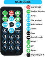Lights 36led 72W Disco RGB with Remote Control