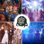 Lights 36led 72W Disco RGB with Remote Control