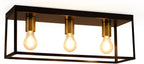 Lights 4 Modern Industrial Light E27 Flush Mount