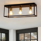 Lights 4 Modern Industrial Light E27 Flush Mount