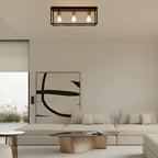 Lights 4 Modern Industrial Light E27 Flush Mount