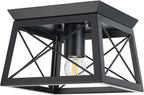 Lights 4 Modern Industrial Light E27 Flush Mount