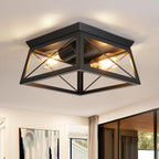 Lights 4 Modern Industrial Light E27 Flush Mount