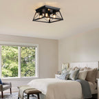 Lights 4 Modern Industrial Light E27 Flush Mount