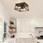 Lights 4 Modern Industrial Light E27 Flush Mount