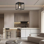 Lights 4 Modern Industrial Light E27 Flush Mount