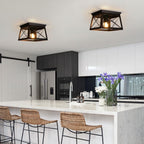Lights 4 Modern Industrial Light E27 Flush Mount