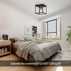 Lights 4 Modern Industrial Light E27 Flush Mount