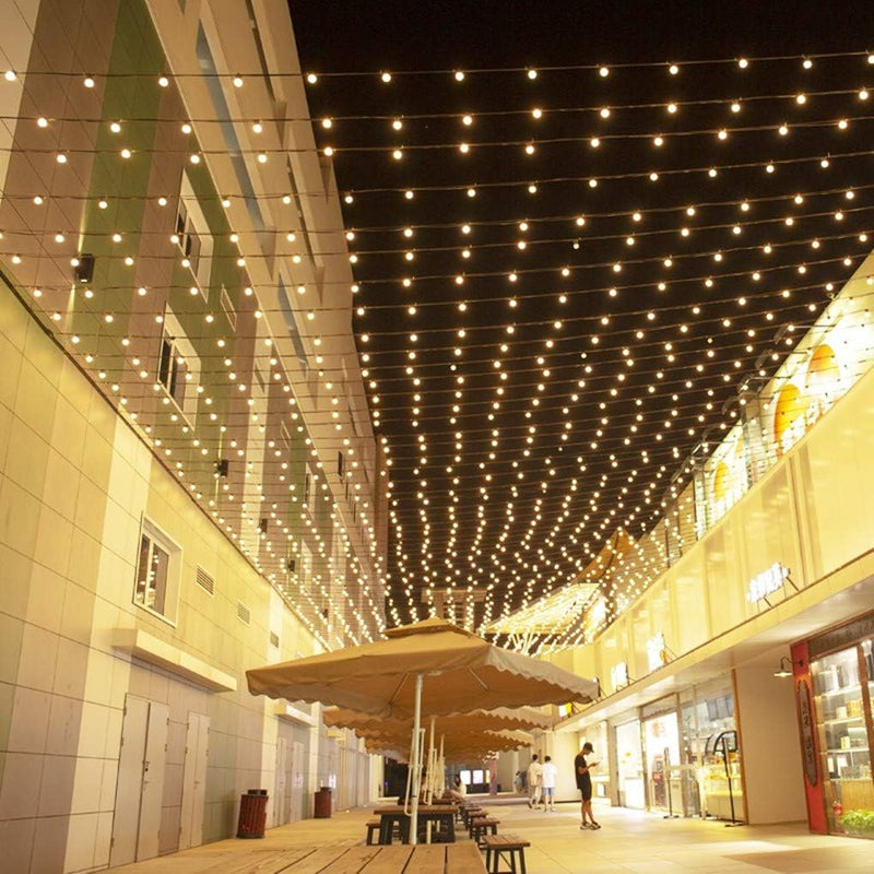 Lights Outdoor 45m String Mains Powered with 60+3