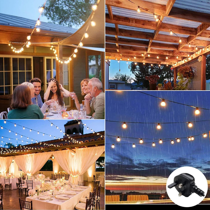 Lights Outdoor 45m String Mains Powered with 60+3