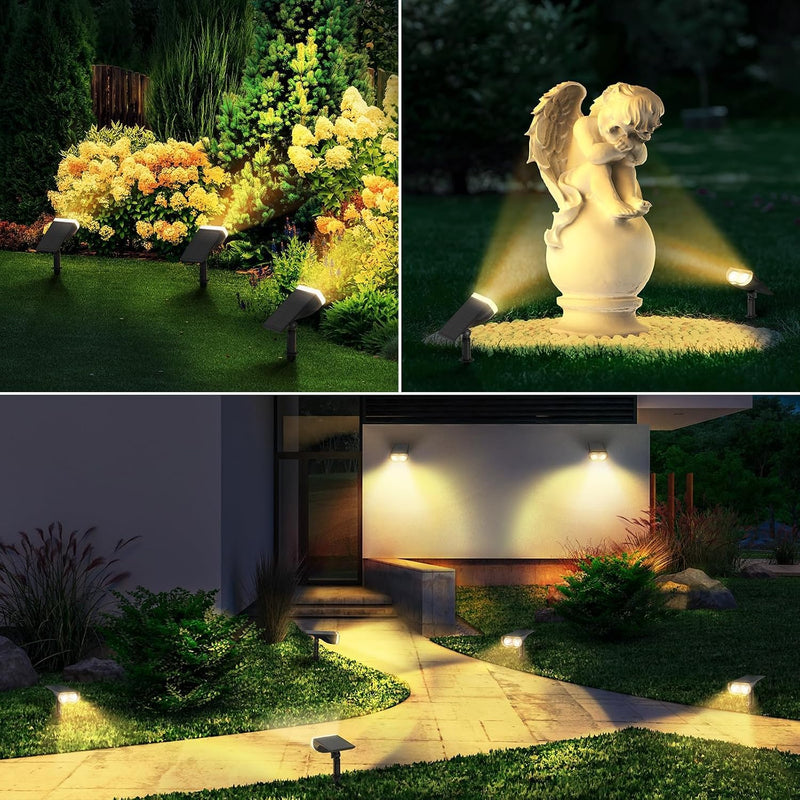 Lights Outdoor Garden Dusk-To-Dawn Warm 3000K Stake Light