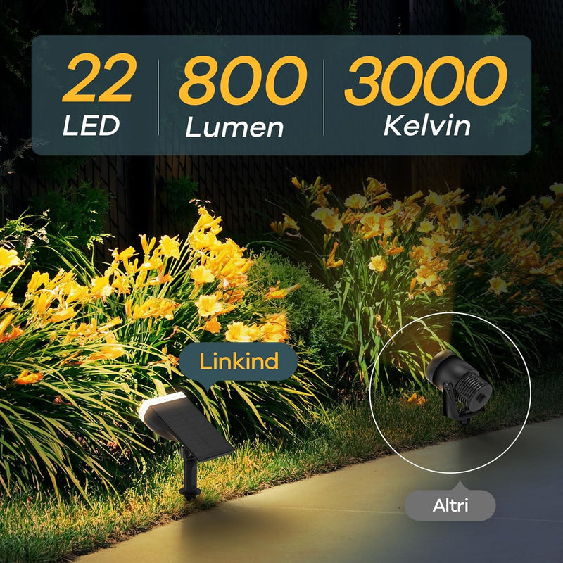 Lights Outdoor Garden Dusk-To-Dawn Warm 3000K Stake Light