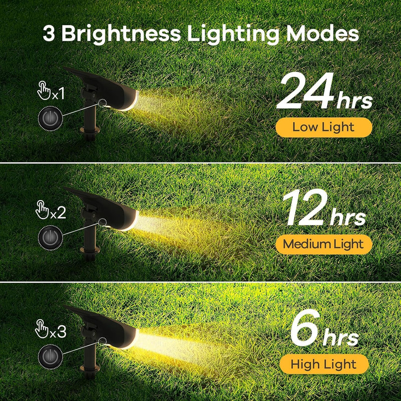 Lights Outdoor Garden Dusk-To-Dawn Warm 3000K Stake Light