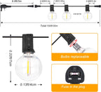 Lights Outdoor Garden String Mains Powered 150FT