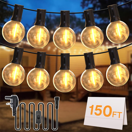 Lights Outdoor Garden: LED String Mains Powered 45m