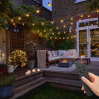 Lights Outdoor Garden String Mains Powered 150FT