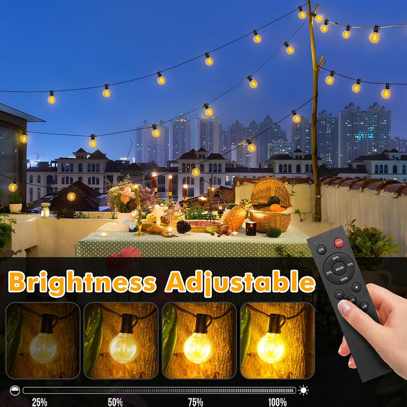 Lights Outdoor Garden String Mains Powered 150FT