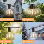 Lights Outdoor Mains Powered S14 50FT LED String