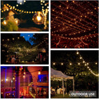 Lights Outdoor Mains Powered S14 50FT LED String