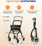 Lightweight Indoor Walking Frame for Home Foldable Zimmer