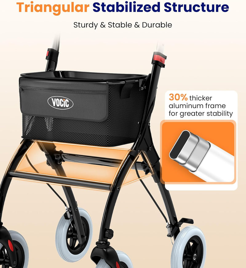 Lightweight Indoor Walking Frame for Home Foldable Zimmer