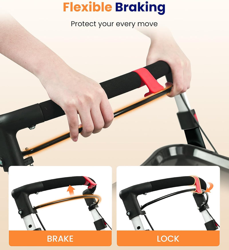 Lightweight Indoor Walking Frame for Home Foldable Zimmer