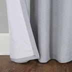 Linen Look 100% Blackout Eyelet Curtains Thermal Energe