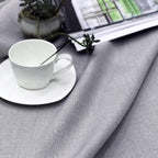 Linen Look 100% Blackout Eyelet Curtains Thermal Energe
