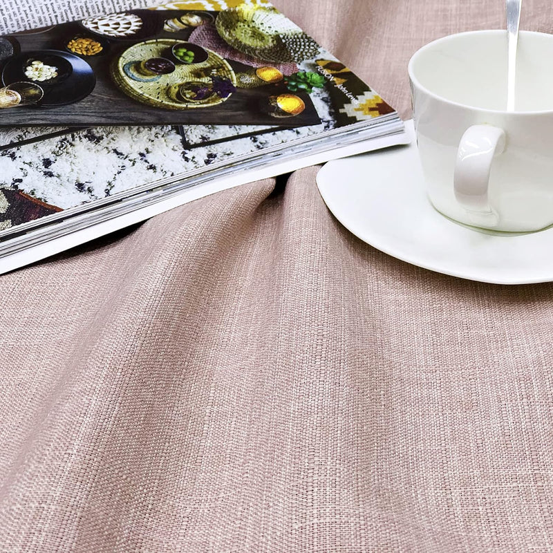 Linen Look 100% Blackout Eyelet Curtains Thermal Energe