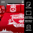Liverpool Fc Officially Licensed Double Duvet Cover Set