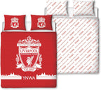 Liverpool Fc Officially Licensed Double Duvet Cover Set