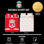 Liverpool Fc Officially Licensed Double Duvet Cover Set